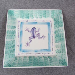 tree frog plate discovery channel store (w3057)